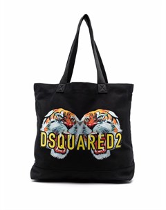 Сумка тоут с логотипом Dsquared2