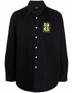 Куртка рубашка с логотипом Raf simons