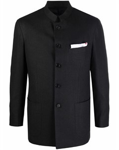 Однобортный пиджак с воротником стойкой Kiton