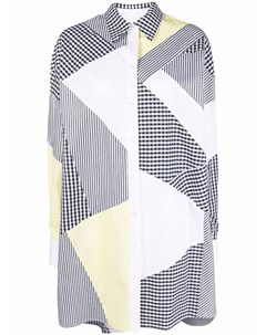 Платье рубашка с геометричным принтом Msgm