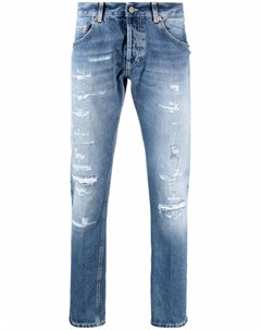 Прямые джинсы с прорезями Dondup