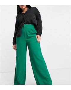 Классические брюки зеленого цвета от комплекта x Anastasia Kingsnorth In the style plus