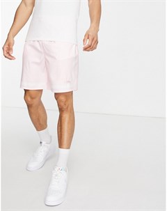 Розовые сатиновые шорты с контрастными полосками Mennace