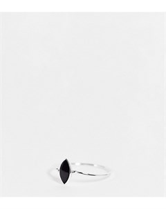 Кольцо из стерлингового серебра с искусственным ониксом Kingsley ryan curve