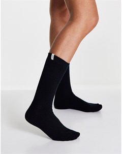 Черные толстые носки классического стиля Ugg