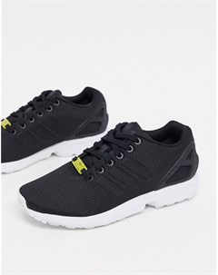 Черно белые кроссовки ZX Flux Adidas originals