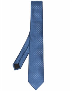 Шелковый галстук в мелкую точку Lanvin