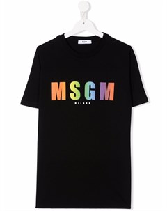 Футболка с логотипом Msgm kids