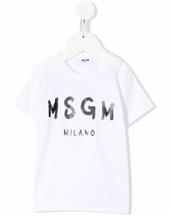 Футболка с логотипом Msgm kids