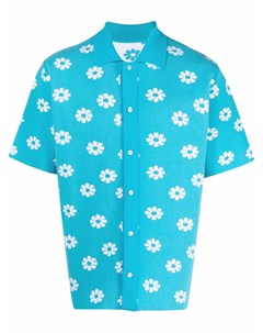Трикотажная рубашка с цветочным принтом Jacquemus