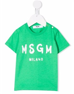 Футболка с логотипом Msgm kids