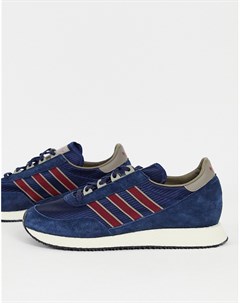 Темно синие кроссовки Glenbuck Adidas originals