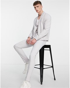 Зауженные строгие брюки сиреневого цвета от комплекта Asos design