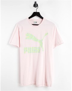 Розовая футболка с графическим принтом Summer Luxe Puma