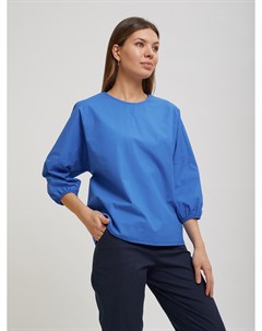 Синяя блузка Sevenext с круглым вырезом Profmax