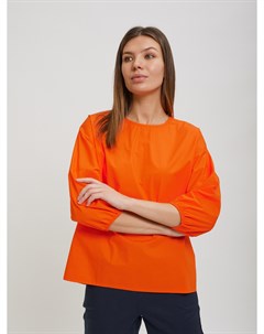 Оранжевая блузка Sevenext с круглым вырезом Profmax