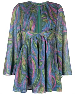 Платье мини Swan Lake с абстрактным принтом Alice mccall