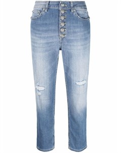 Укороченные джинсы Koons с эффектом потертости Dondup
