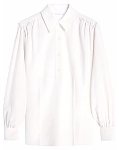 Шелковая рубашка со сборками Victoria beckham