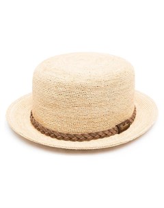 Шляпа с плетеной лентой Borsalino