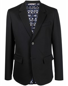 Однобортный пиджак из смесовой шерсти Valentino