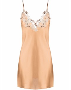 Платье комбинация Maison с кружевом La perla