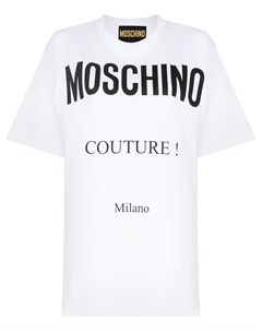 Футболка Couture с логотипом Moschino
