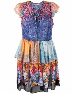 Многослойное платье с цветочным принтом Twinset