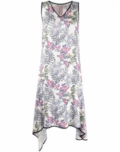 Расклешенное платье миди с цветочным принтом Antonio marras