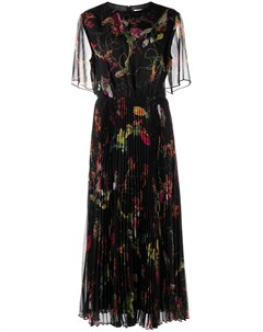 Плиссированное платье макси с цветочным принтом Jason wu collection