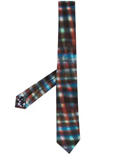 Шелковый галстук с абстрактным принтом Paul smith