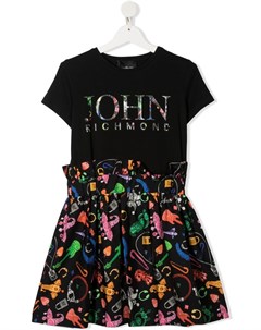 Платье с эластичным поясом John richmond junior