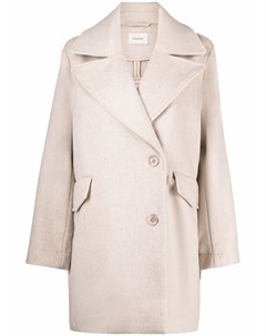 Однобортное пальто с широкими лацканами Holzweiler