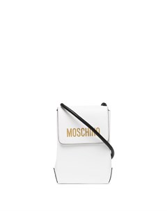 Маленькая сумка на плечо с логотипом Moschino