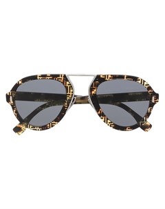 Солнцезащитные очки авиаторы с логотипом FF Fendi eyewear