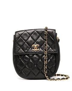 Стеганая сумка через плечо с логотипом CC Chanel pre-owned