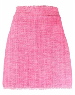 Твидовая юбка мини с завышенной талией Pinko