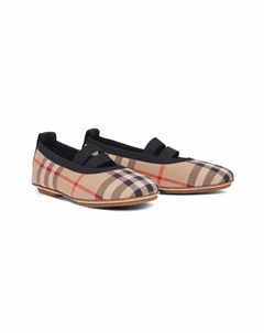 Балетки в клетку Vintage Check Burberry kids