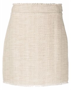 Твидовая юбка мини с завышенной талией Pinko