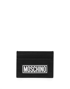 Картхолдер с нашивкой логотипом Moschino