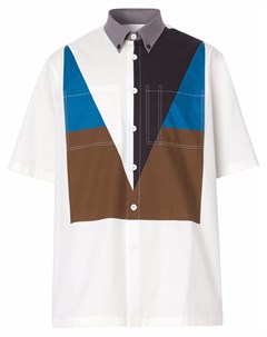 Рубашка с короткими рукавами и геометричным принтом Burberry