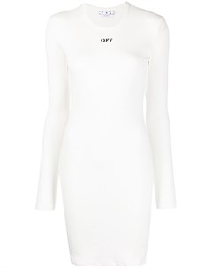 Платье мини с логотипом Off-white
