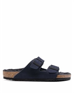 Меховые сандалии Arizona Birkenstock