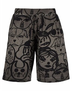Спортивные шорты с графичным принтом Givenchy