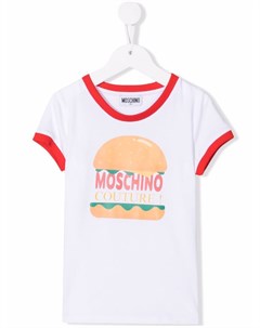 Футболка с логотипом Moschino kids