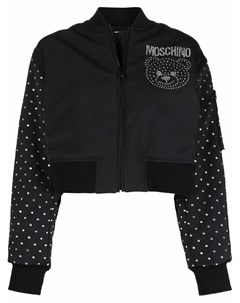 Бомбер с логотипом Moschino