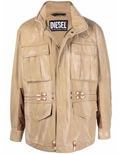 Пальто на молнии с капюшоном Diesel