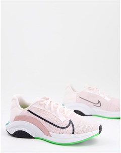 Розовые кроссовки Zoom х SuperRep Surge Nike training