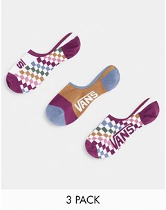 Набор из 3 пар разноцветных носков Checked Out Vans