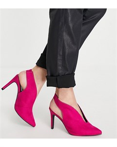 Розовые туфли на каблуке для очень широкой стопы Simply Be Extra Wide Fit Peppa Simply be wide fit